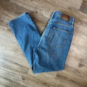 Madewell Slim Demi-Boot Jeans Womens Size 26 Light Wash High Rise Bootcut